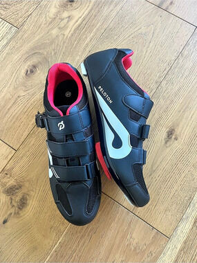 Peloton Original Indoor Cycling Shoes Cycling Shoes Black & Red US 12 Like New